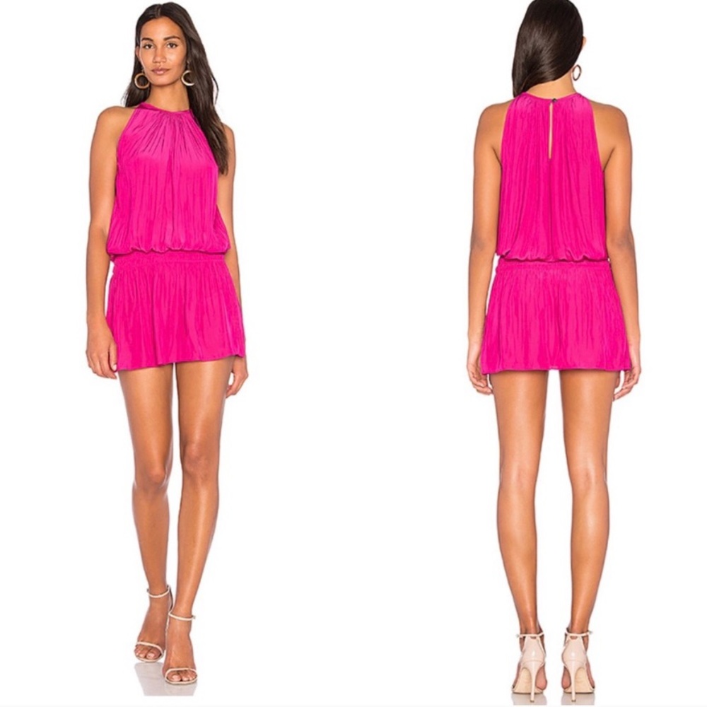 Ramy Brook Paris Dress Radiant Pink NWOT